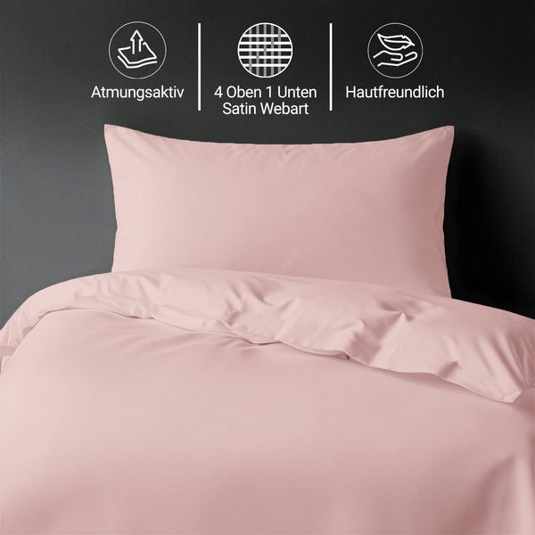 Premium Bettbezug-Set mit 400 Fadenzahl aus 100% Baumwolle