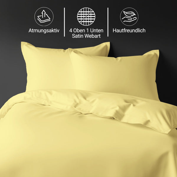 Luxus Bettbezug-Set mit 800 Fadenzahl aus 100% Baumwolle