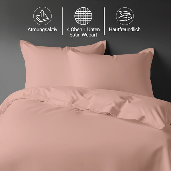 Premium Bettbezug-Set mit 400 Fadenzahl aus 100% Baumwolle