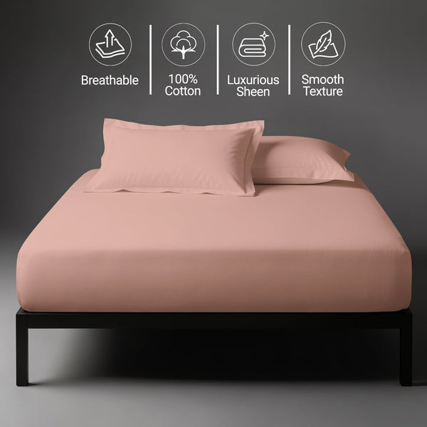 Premium 400 Thread Count 100% Cotton Fitted Sheet