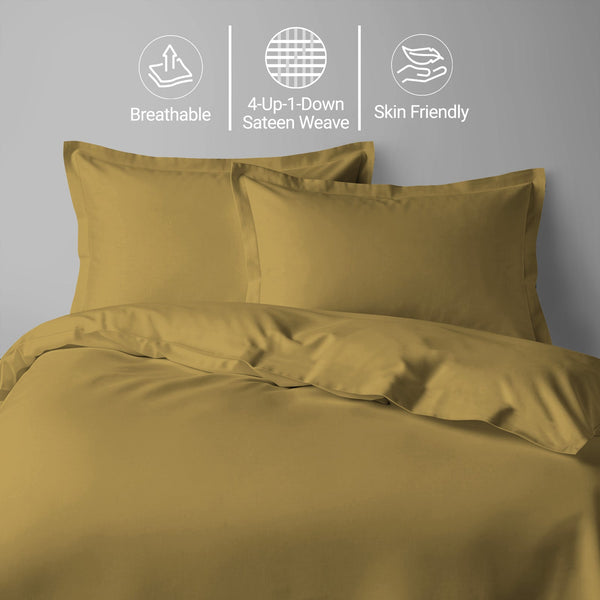 Premium 400 Thread Count 100% Cotton Duvet Cover Set