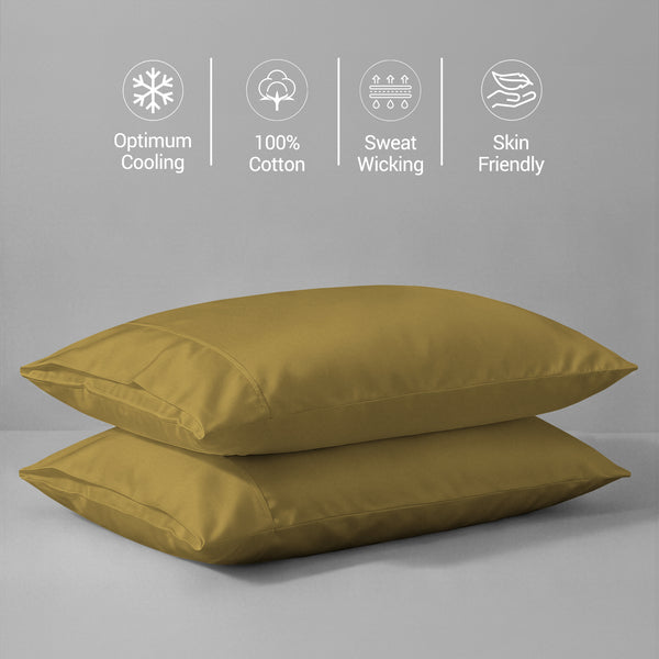 Premium 400 Thread Count 100% Cotton Pillow Envelope Cases