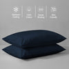 Premium 400 Thread Count 100% Cotton Pillow Envelope Cases (2 PC)
