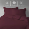 Premium Bettbezug-Set mit 400 Fadenzahl aus 100% Baumwolle
