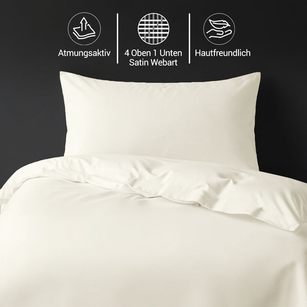 Luxus Bettbezug-Set mit 800 Fadenzahl aus 100% Baumwolle