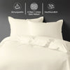 Premium Bettbezug-Set mit 400 Fadenzahl aus 100% Baumwolle