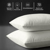 Deluxe Kissenbezüge mit 600 Fadenzahl aus 100% Baumwolle (2er-Set)