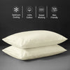 Premium 400 Thread Count 100% Cotton Pillow Envelope Cases (2 PC)