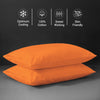 Premium 400 Thread Count 100% Cotton Pillow Envelope Cases (2 PC)