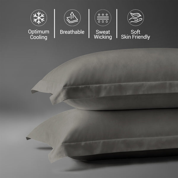 Premium 400 Thread Count 100% Cotton Pillow Covers (2 PC)