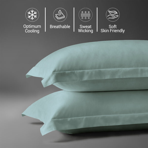 Premium 400 Thread Count 100% Cotton Pillow Covers (2 PC)