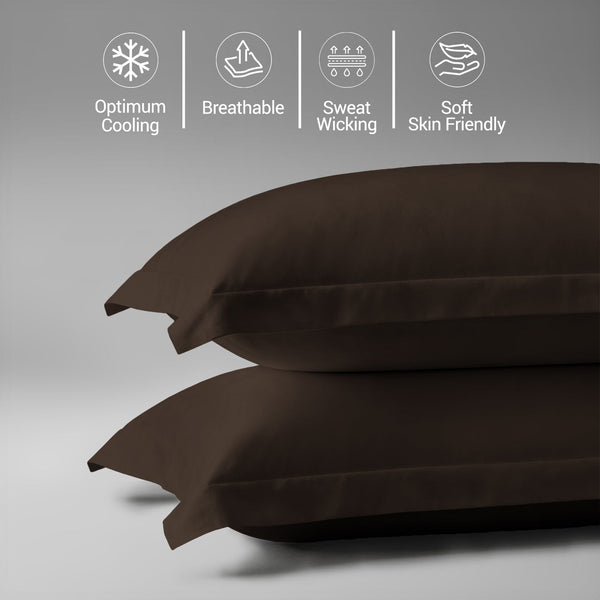 Premium 400 Thread Count 100% Cotton Pillow Covers (2 PC)