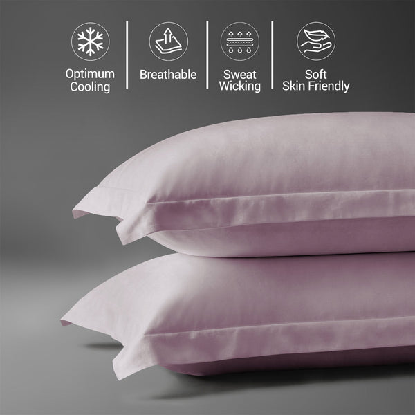 Premium 400 Thread Count 100% Cotton Pillow Covers (2 PC)