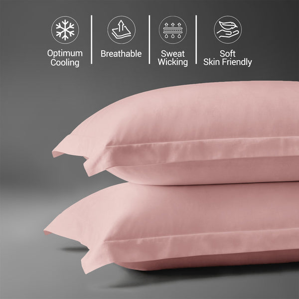 Premium 400 Thread Count 100% Cotton Pillow Covers (2 PC)