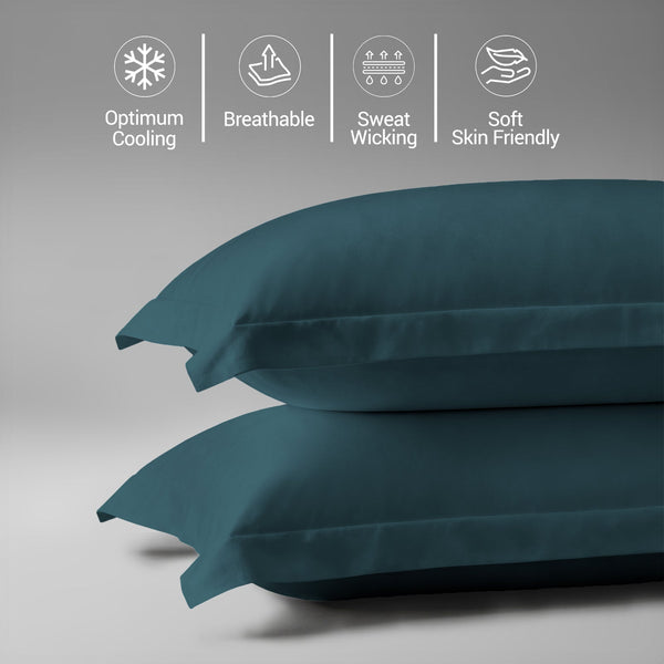 Premium 400 Thread Count 100% Cotton Pillow Covers (2 PC)