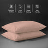 Premium 400 Thread Count 100% Cotton Pillow Envelope Cases (2 PC)