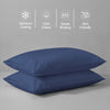 Premium 400 Thread Count 100% Cotton Pillow Envelope Cases (2 PC)