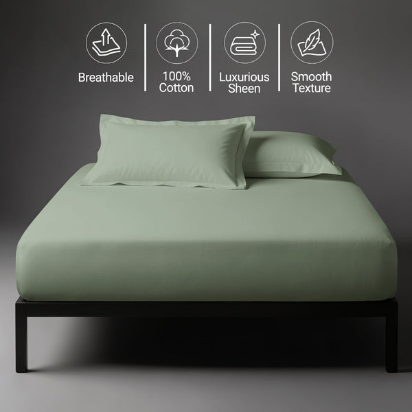 Premium 400 Thread Count 100% Cotton Fitted Sheet