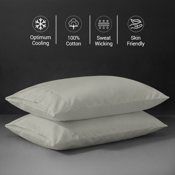 Deluxe 600 Thread Count 100% Cotton Pillow Envelope Cases