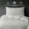 Luxus Bettbezug-Set mit 800 Fadenzahl aus 100% Baumwolle - DE - 155x220 + 1 x 80x80 - Sea Foam