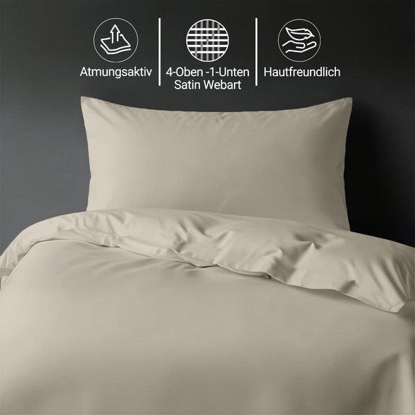Royale Bettbezug-Set mit 1000 Fadenzahl aus 100% Baumwolle