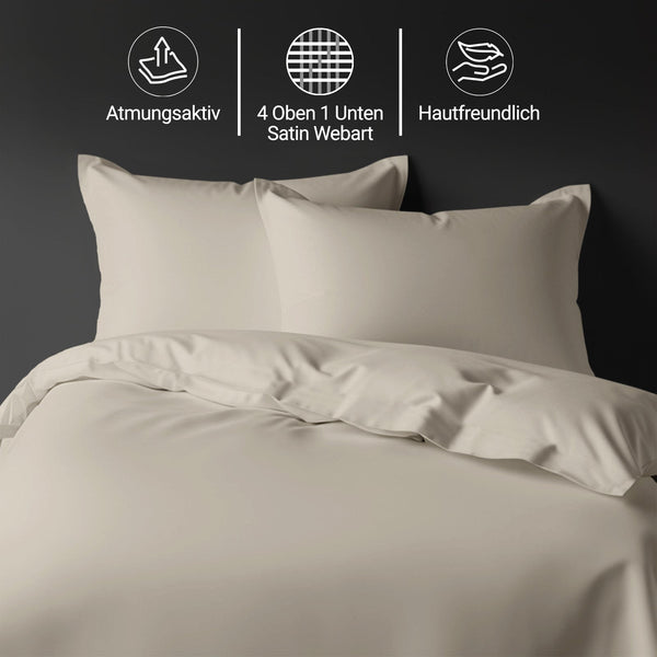 Luxus Bettbezug-Set mit 800 Fadenzahl aus 100% Baumwolle