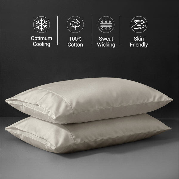 Luxury 800 Thread Count 100% Cotton Pillow Envelope Cases