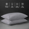 Premium 400 Thread Count 100% Cotton Pillow Envelope Cases (2 PC)
