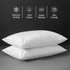 Premium 400 Thread Count 100% Cotton Pillow Envelope Cases (2 PC)