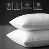 Deluxe Kissenbezüge mit 600 Fadenzahl aus 100% Baumwolle (2er-Set)
