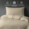 Premium Bettbezug-Set mit 400 Fadenzahl aus 100% Baumwolle