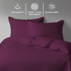 Premium Bettbezug-Set mit 400 Fadenzahl aus 100% Baumwolle