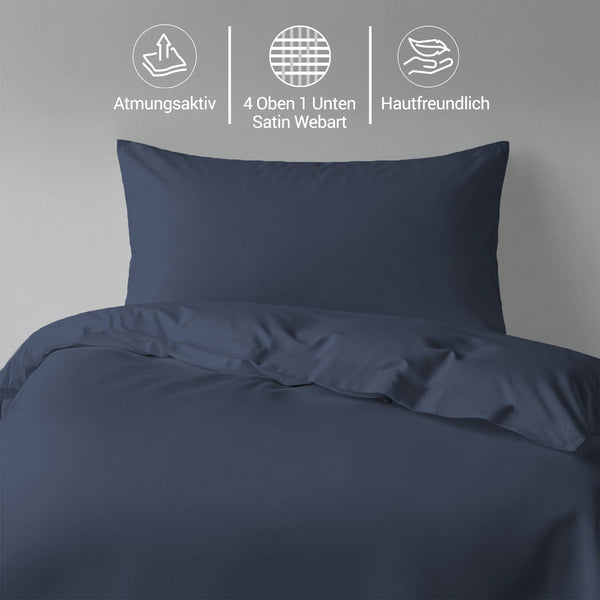 Luxus Bettbezug-Set mit 800 Fadenzahl aus 100% Baumwolle