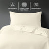 Premium Bettbezug-Set mit 400 Fadenzahl aus 100% Baumwolle