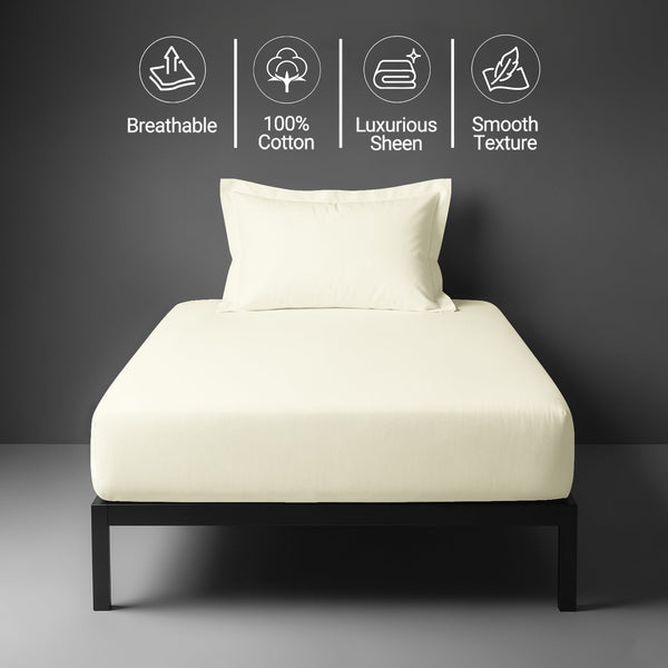 Premium 400 Thread count 100% Cotton Fitted Sheet