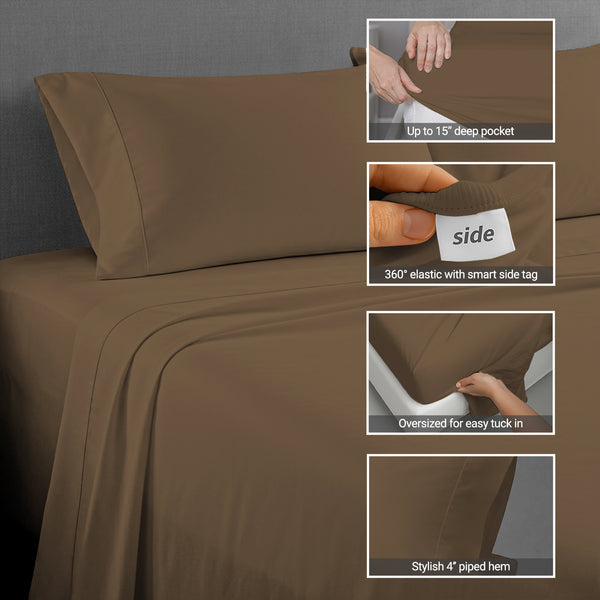 Premium 400 Thread Count 100% Cotton Sheet Set