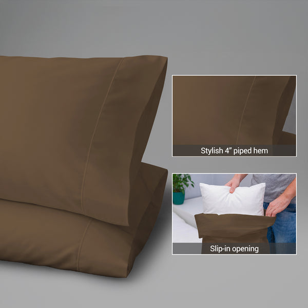 Premium 400 Thread Count 100% Cotton Pillowcases (2 PC)