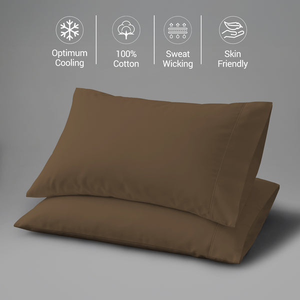 Premium 400 Thread Count 100% Cotton Pillowcases (2 PC)
