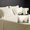 Royale 1000 Thread count 100% Cotton Bed Sheet - Superking - Ivory