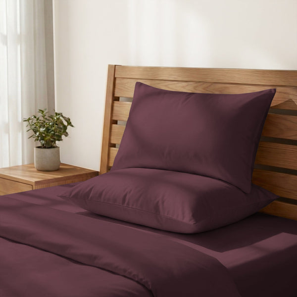 Deluxe Kissenbezüge mit 600 Fadenzahl aus 100% Baumwolle (2er-Set)
