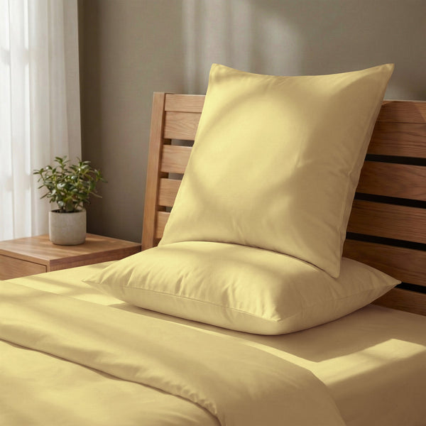 Deluxe Kissenbezüge mit 600 Fadenzahl aus 100% Baumwolle (2er-Set)