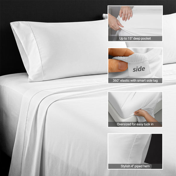Royale 1000 Thread Count 100% Cotton Sheet Set (4 PC)