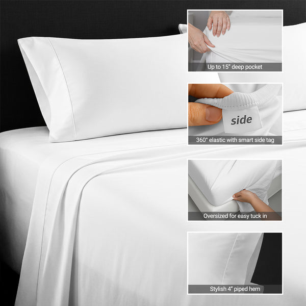 Premium 400 Thread Count 100% Cotton Sheet Set