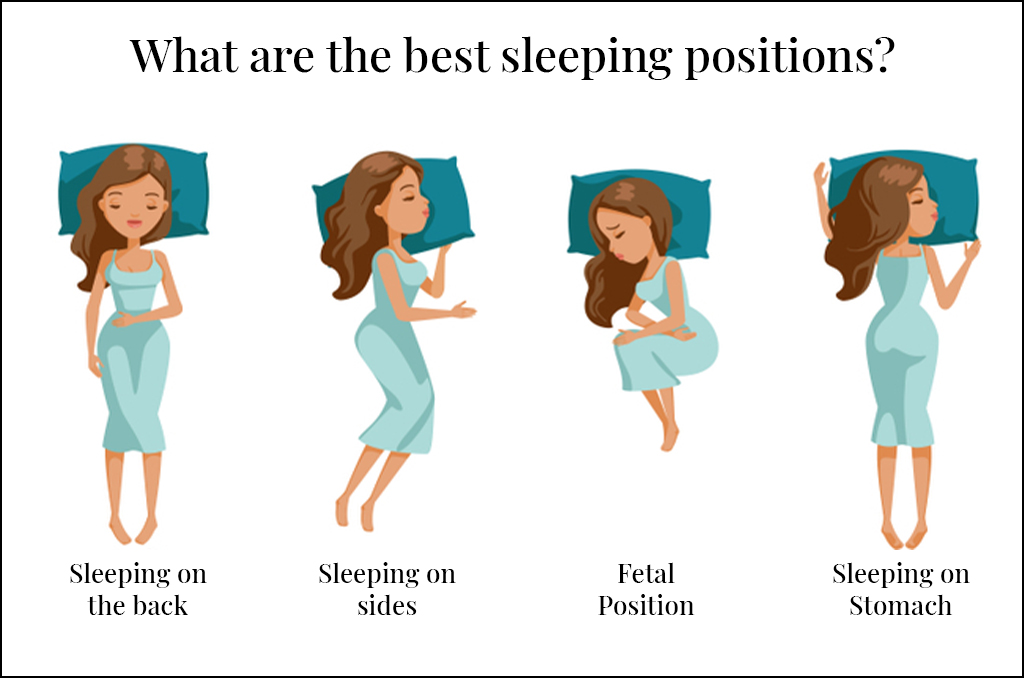 What position should I sleep in, and is there a 'right' way to